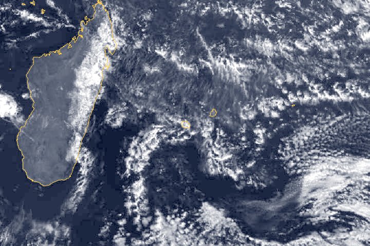 Image satellite visible de La Réunion